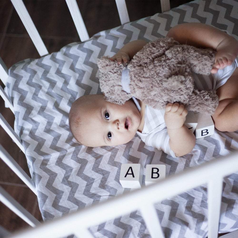 2x Travel Cot Fitted Sheet 100% Cotton 95x65cm-8