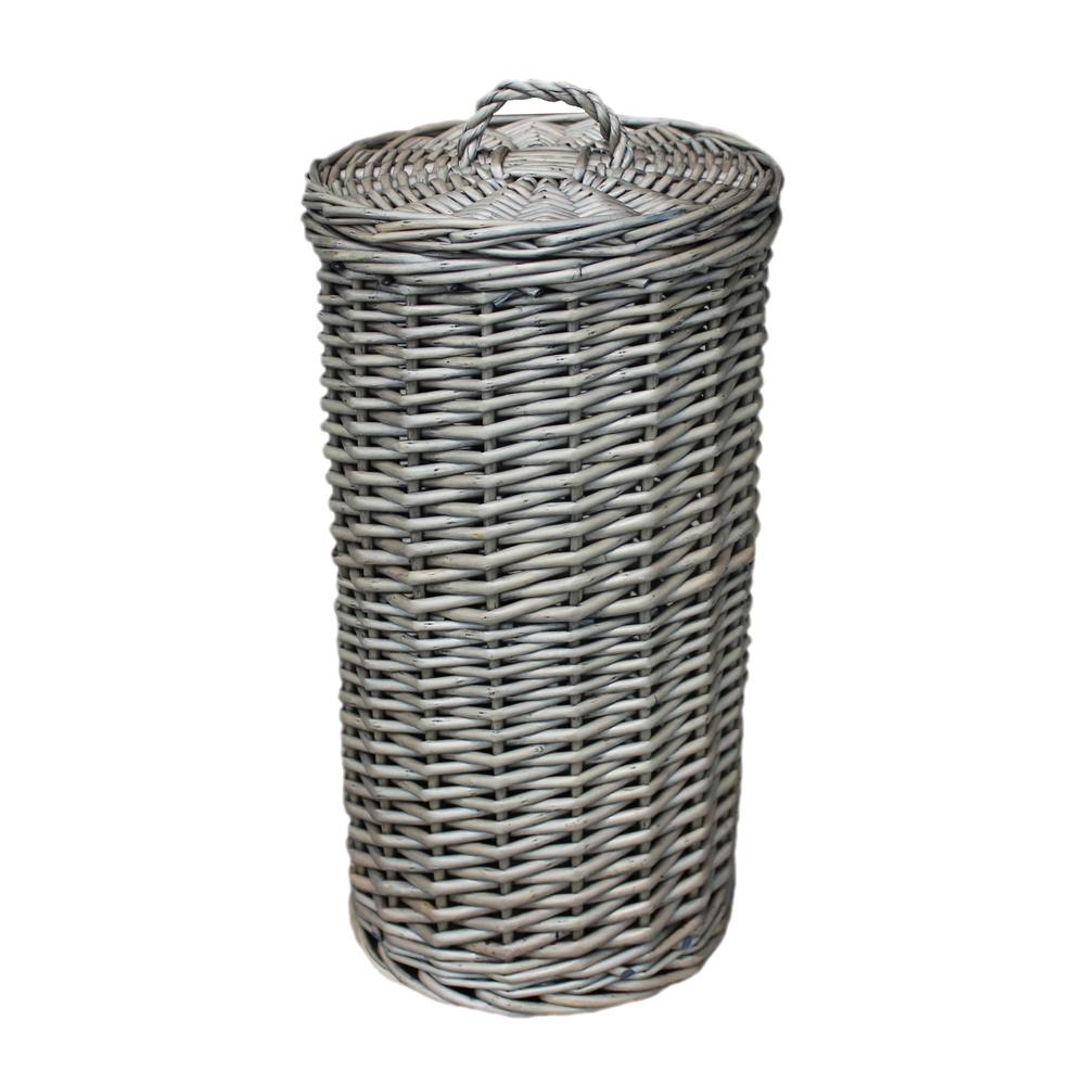 3 Toilet Roll Holder Round Wicker Holder-0
