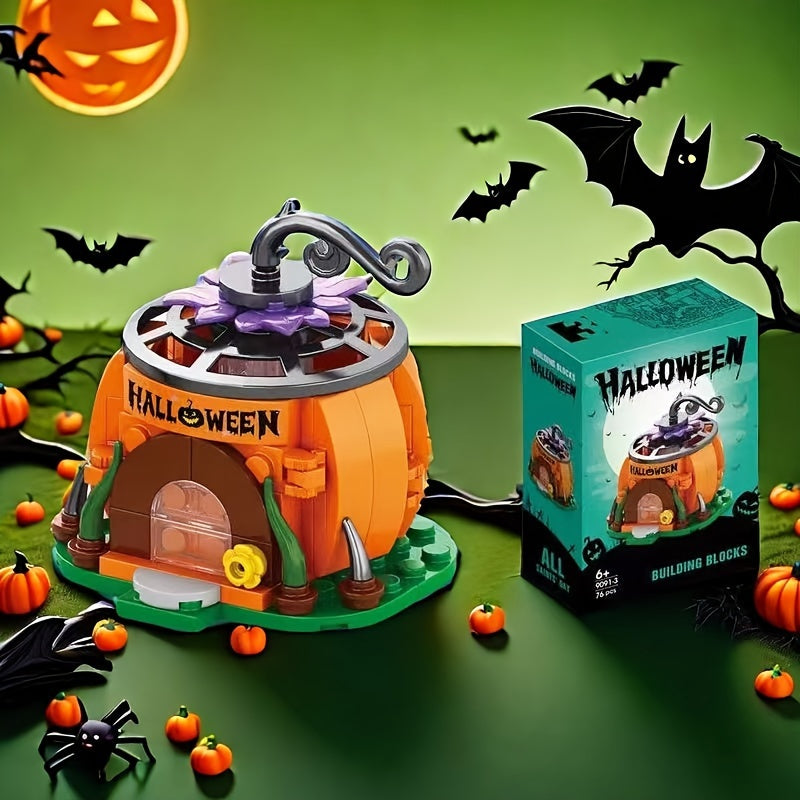 Halloween Candy House Building Block Set-0
