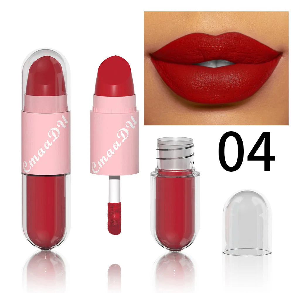Halloween Lip Gloss Set, 3-Piece Shiny Lipstick Duo-7