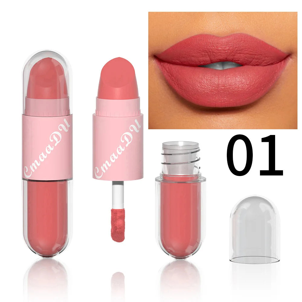 Halloween Lip Gloss Set, 3-Piece Shiny Lipstick Duo-8