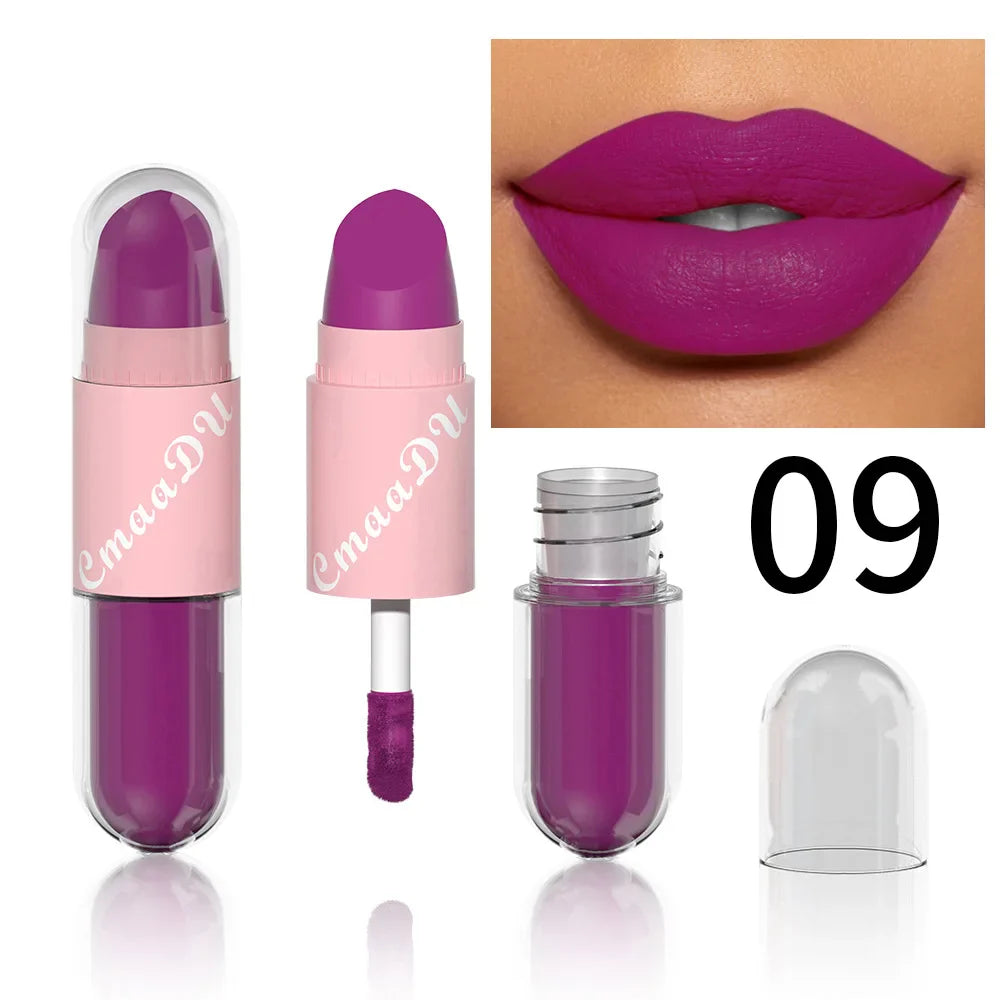 Halloween Lip Gloss Set, 3-Piece Shiny Lipstick Duo-16