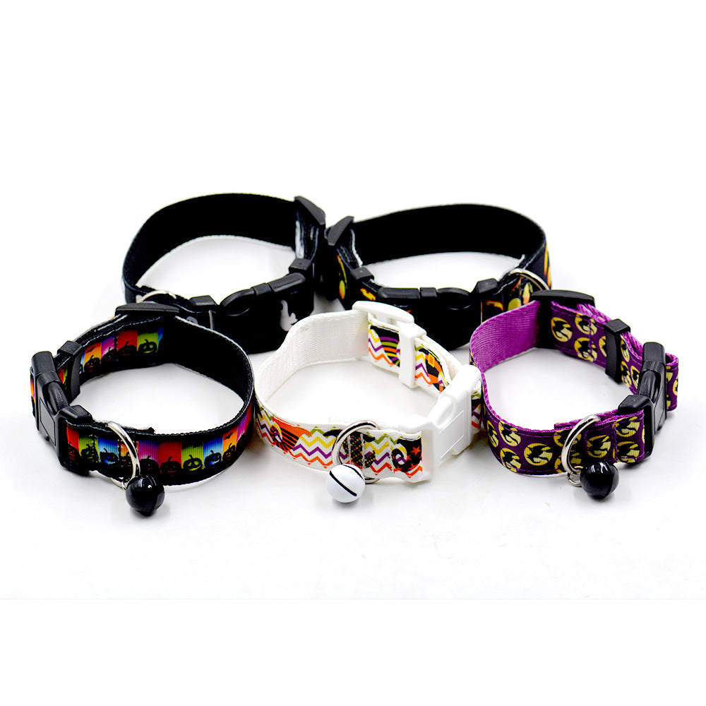 Halloween Spooky Ghost Dog Collar-2