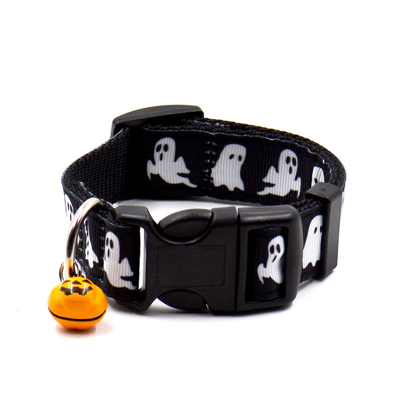Halloween Spooky Ghost Dog Collar-6