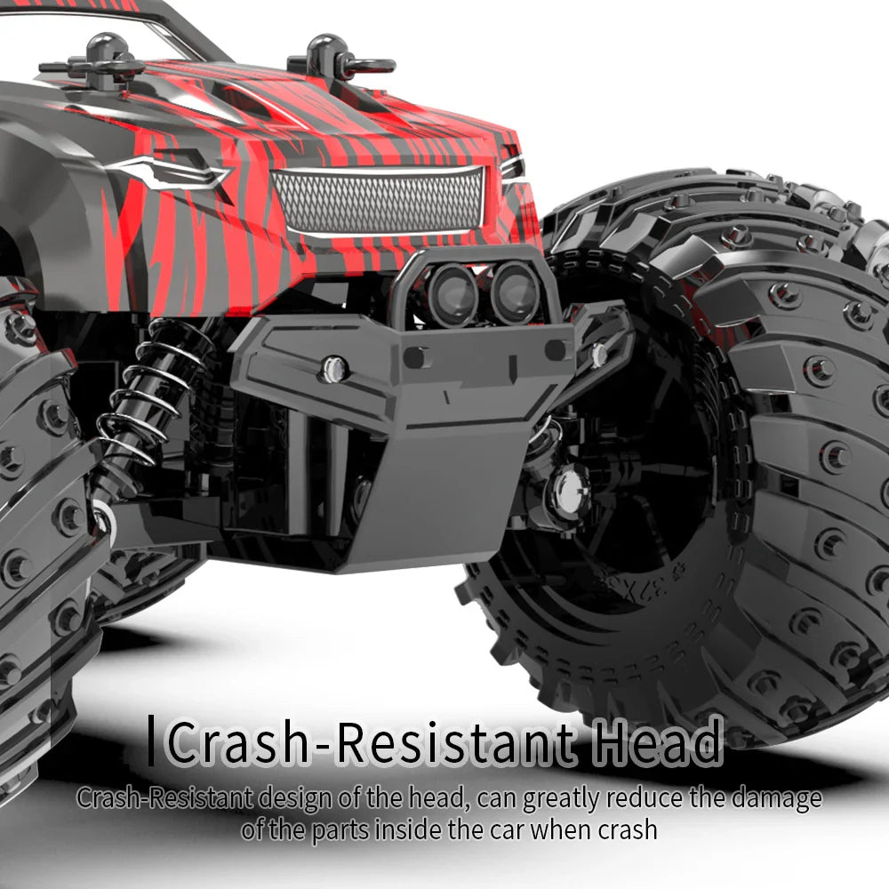 High-Speed Off-Road Remote Control Monster Truck with LED Lights-4