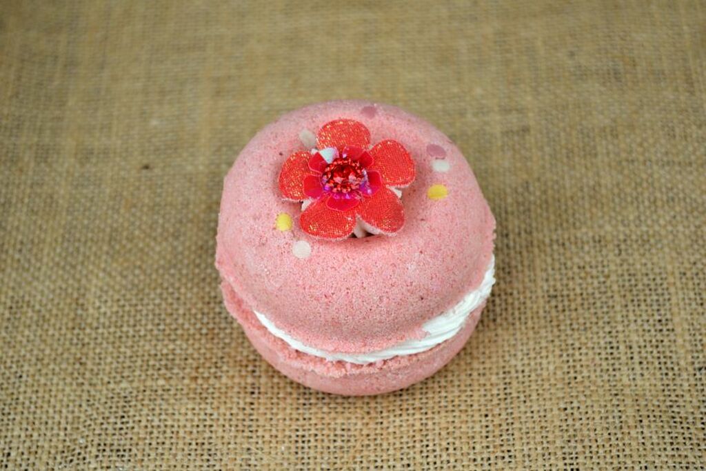 Jumbo Double Stack Melonberry Doughnut Bath Bombs x 5 in a Gift Box-1