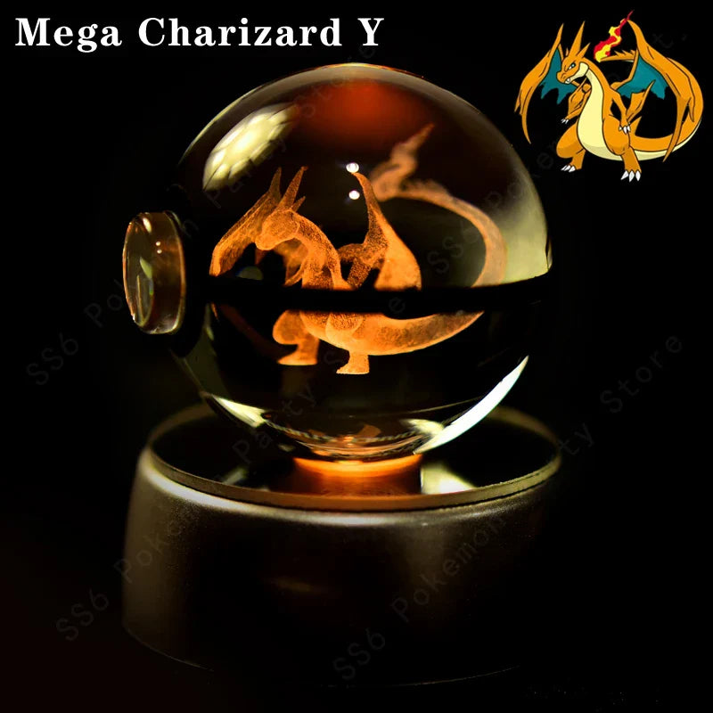 Pokemon Crystal Ball 3D Lamp Night Light-15
