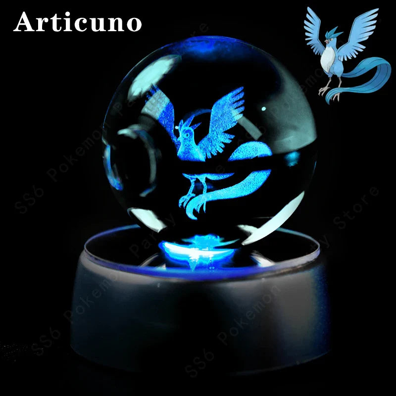 Pokemon Crystal Ball 3D Lamp Night Light-19