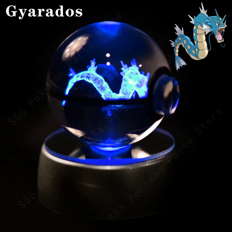 Pokemon Crystal Ball 3D Lamp Night Light-17