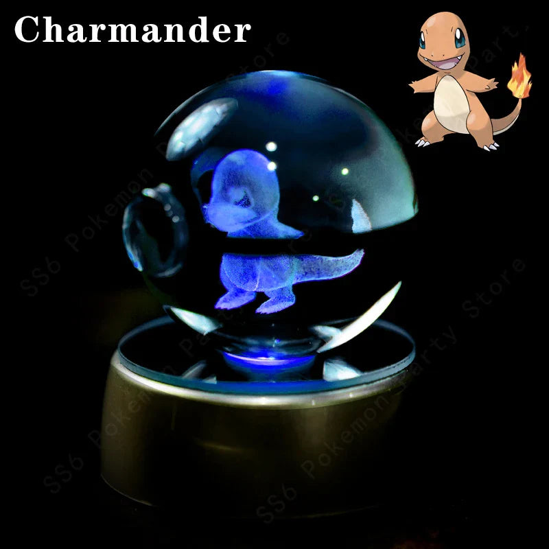 Pokemon Crystal Ball 3D Lamp Night Light-9