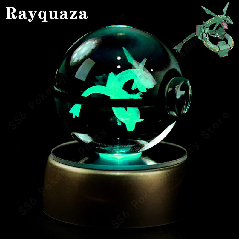 Pokemon Crystal Ball 3D Lamp Night Light-10