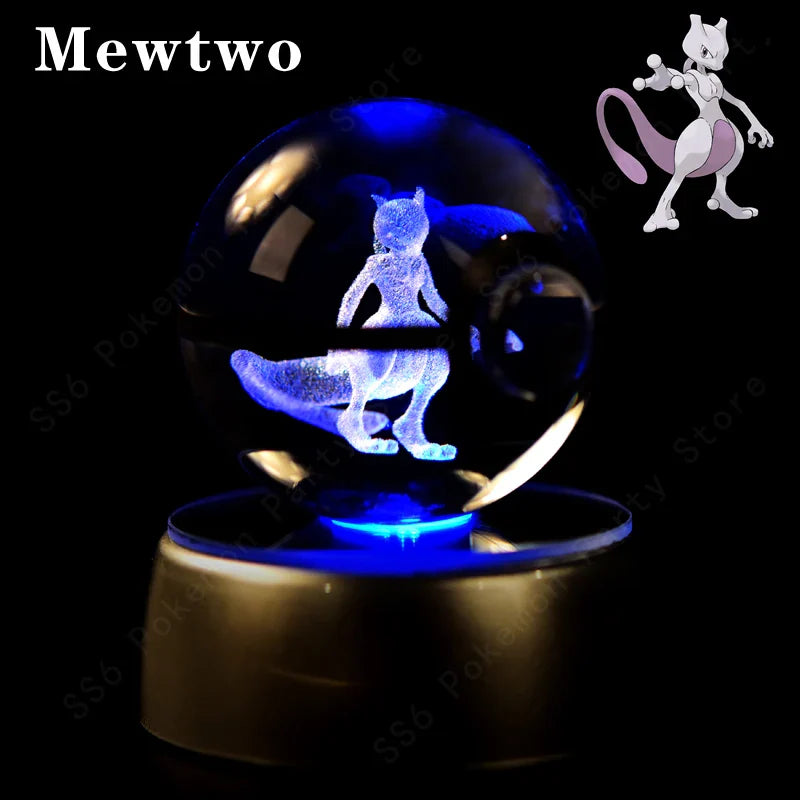 Pokemon Crystal Ball 3D Lamp Night Light-13