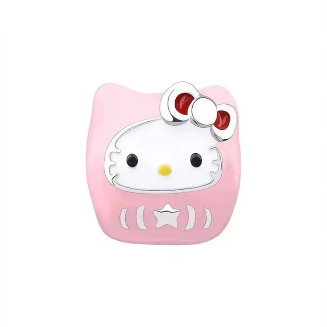 Silver 925 Original Miniso Hello Kitty Sanrio Kuromi Melody Big-Eyed Frog Charms Fit Women Jewelry Bracelet Beads Pendant Charm-18