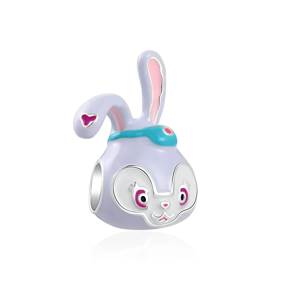 Silver 925 Original Miniso Hello Kitty Sanrio Kuromi Melody Big-Eyed Frog Charms Fit Women Jewelry Bracelet Beads Pendant Charm-7