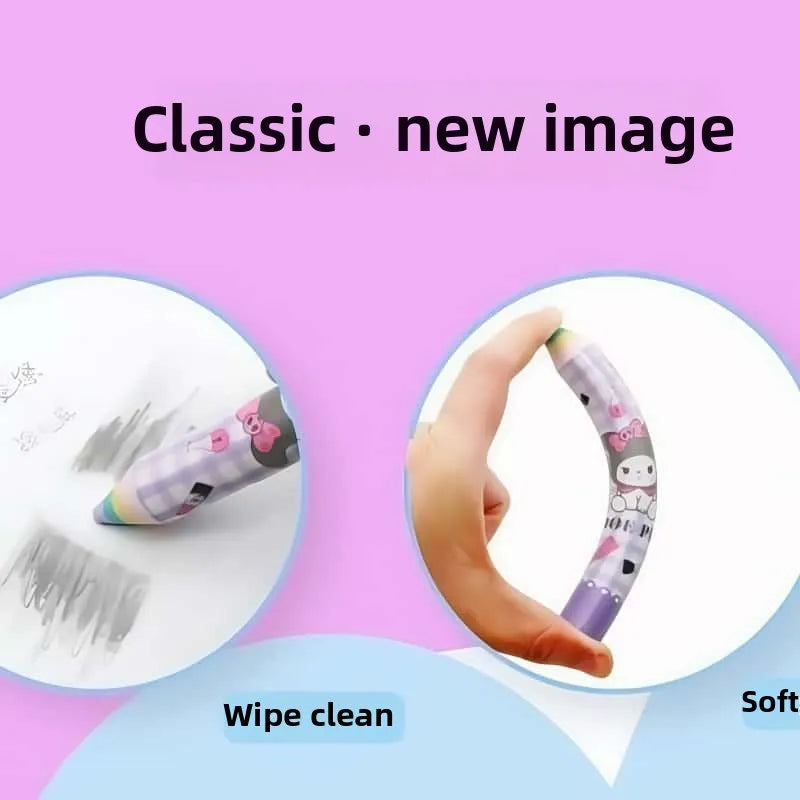 New Sanrio Pencil Eraser My melody Cartoon Cute Creative High-Pretty Children Pencil Elimination Eraser Stationery Wholesale-4