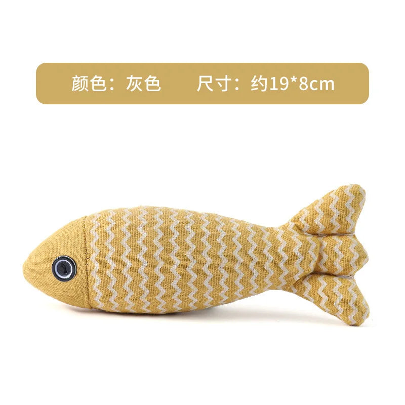 Vibrant Fish Crinkle Catnip Toys-7