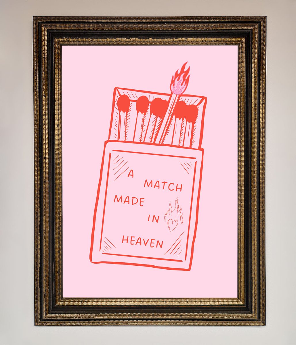 A Match Made In Heaven Framed Wall Art-11
