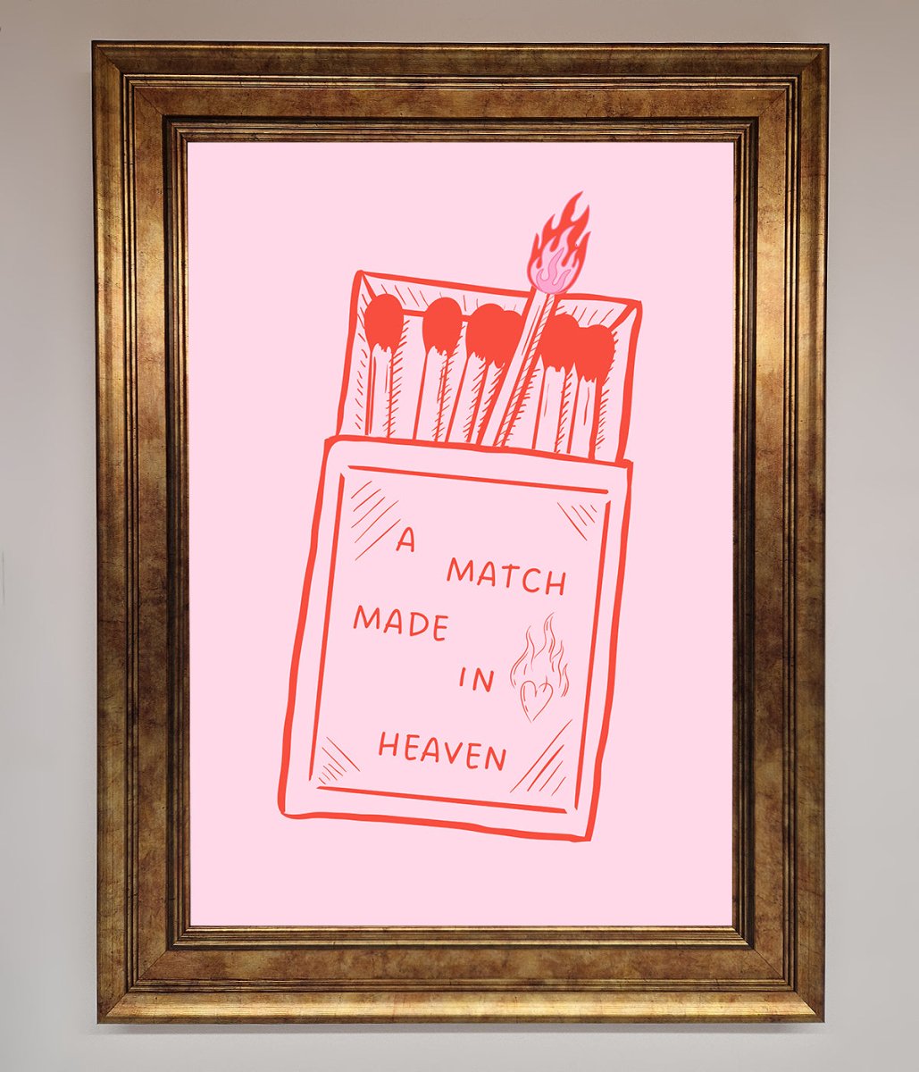 A Match Made In Heaven Framed Wall Art-12