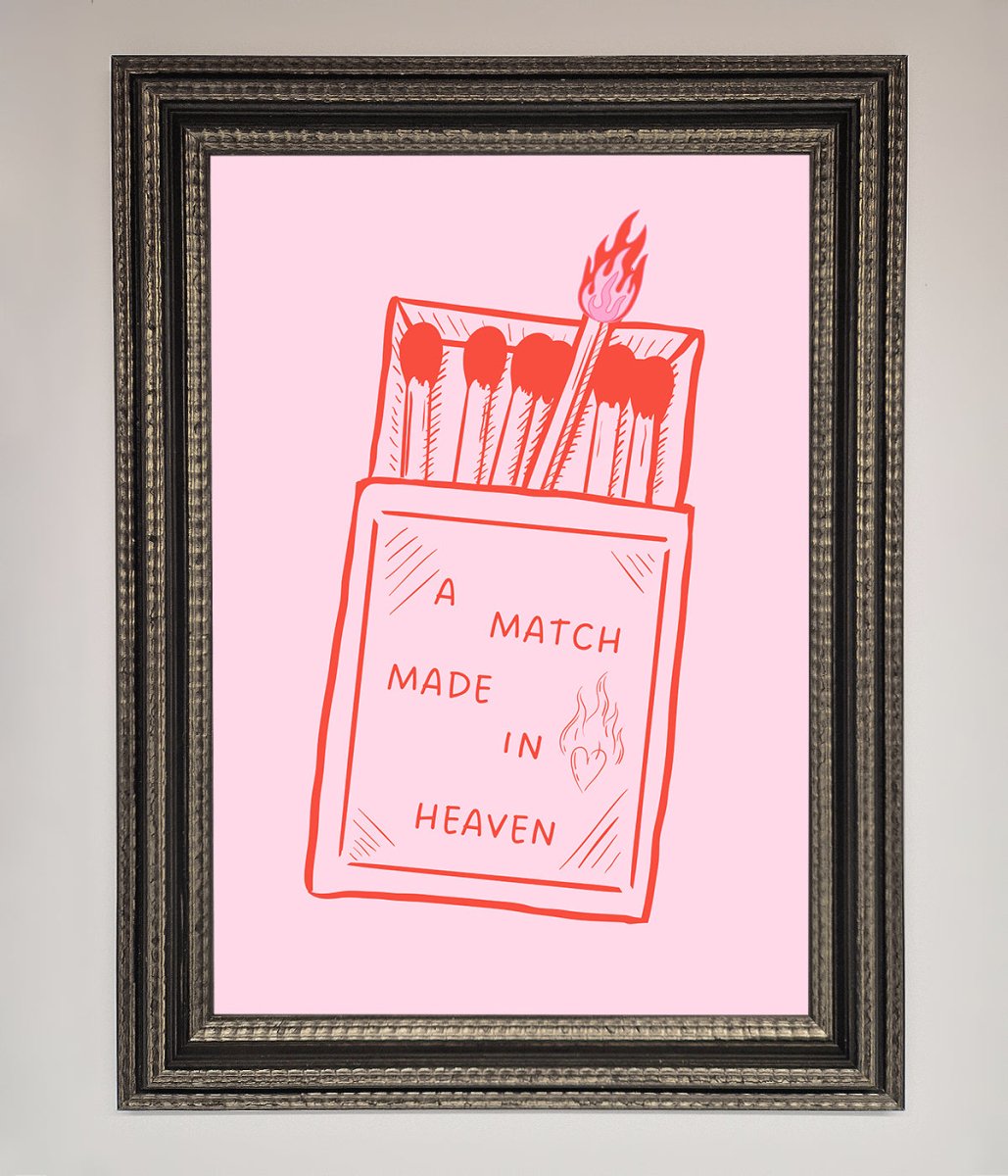 A Match Made In Heaven Framed Wall Art-13