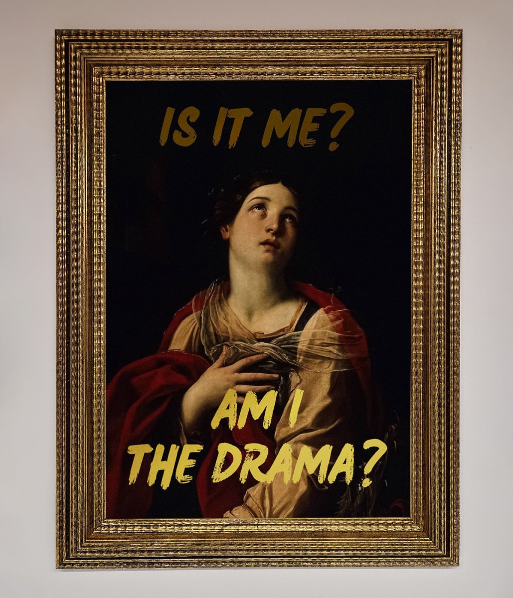 Am I The Drama Foil Print-15