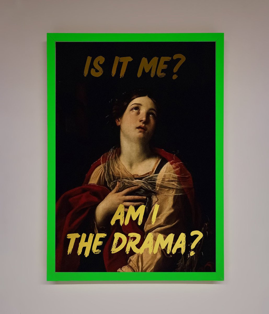 Am I The Drama Foil Print-11