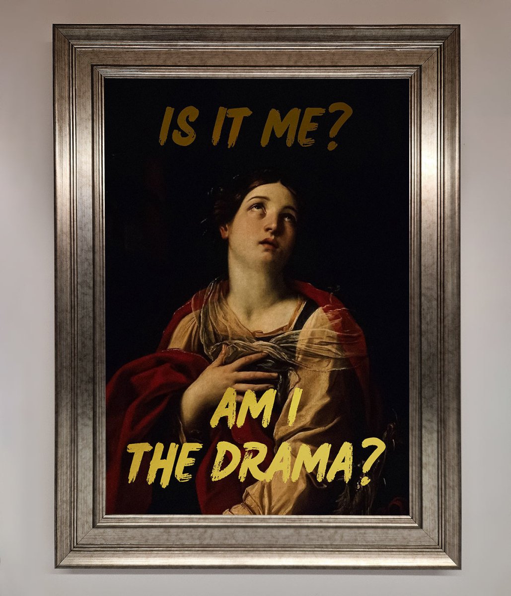 Am I The Drama Foil Print-1