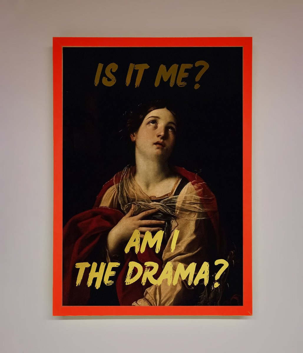 Am I The Drama Foil Print-14
