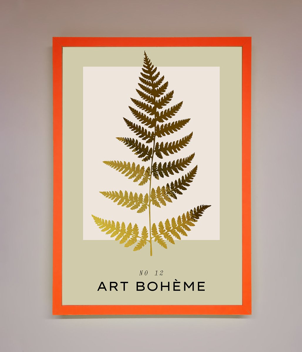 Art Boheme Leaf Foil Print-10