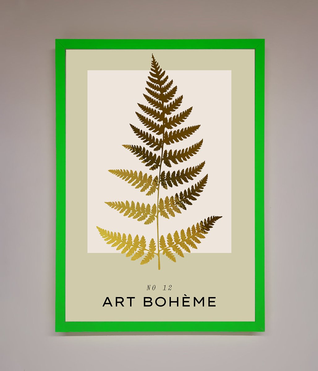 Art Boheme Leaf Foil Print-11