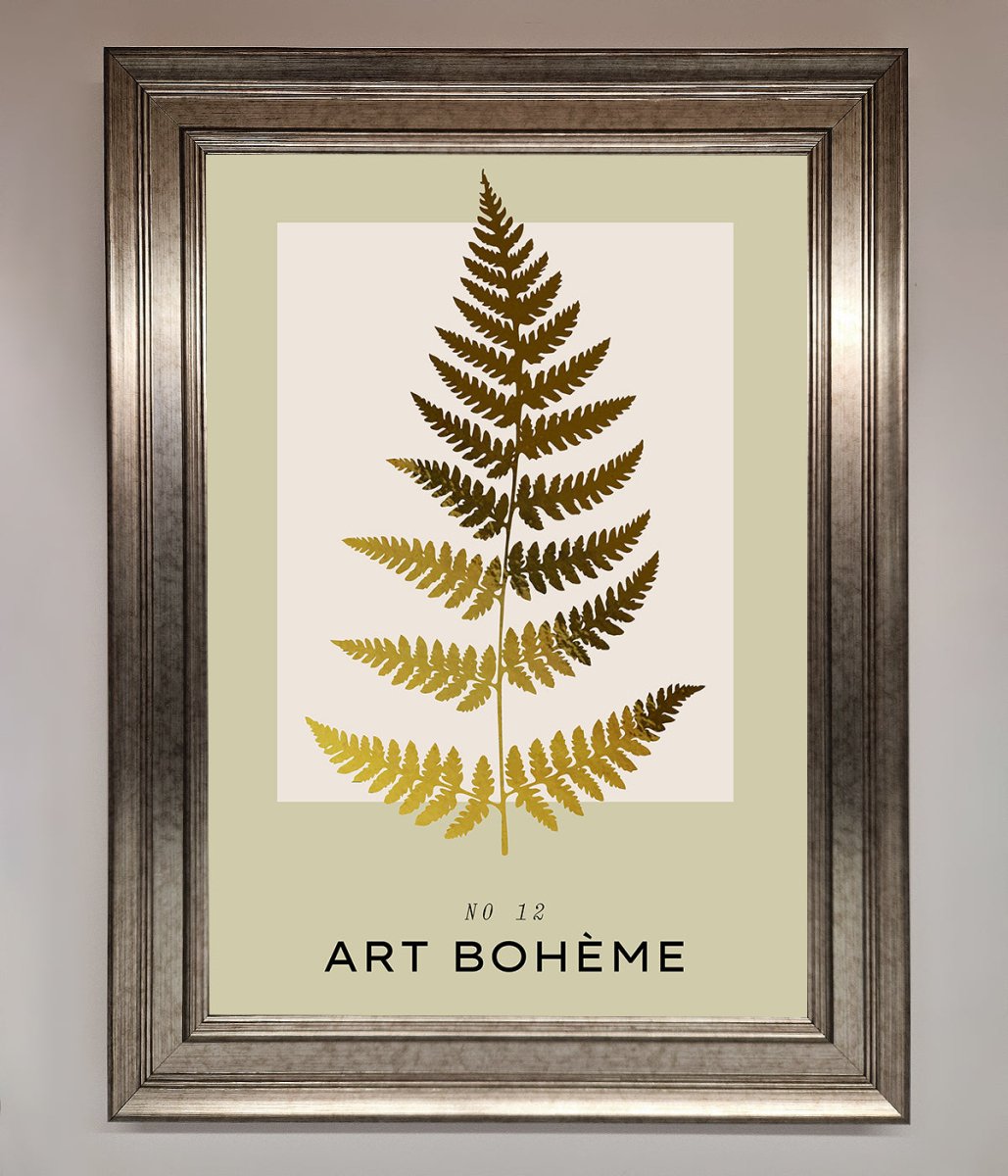 Art Boheme Leaf Foil Print-1