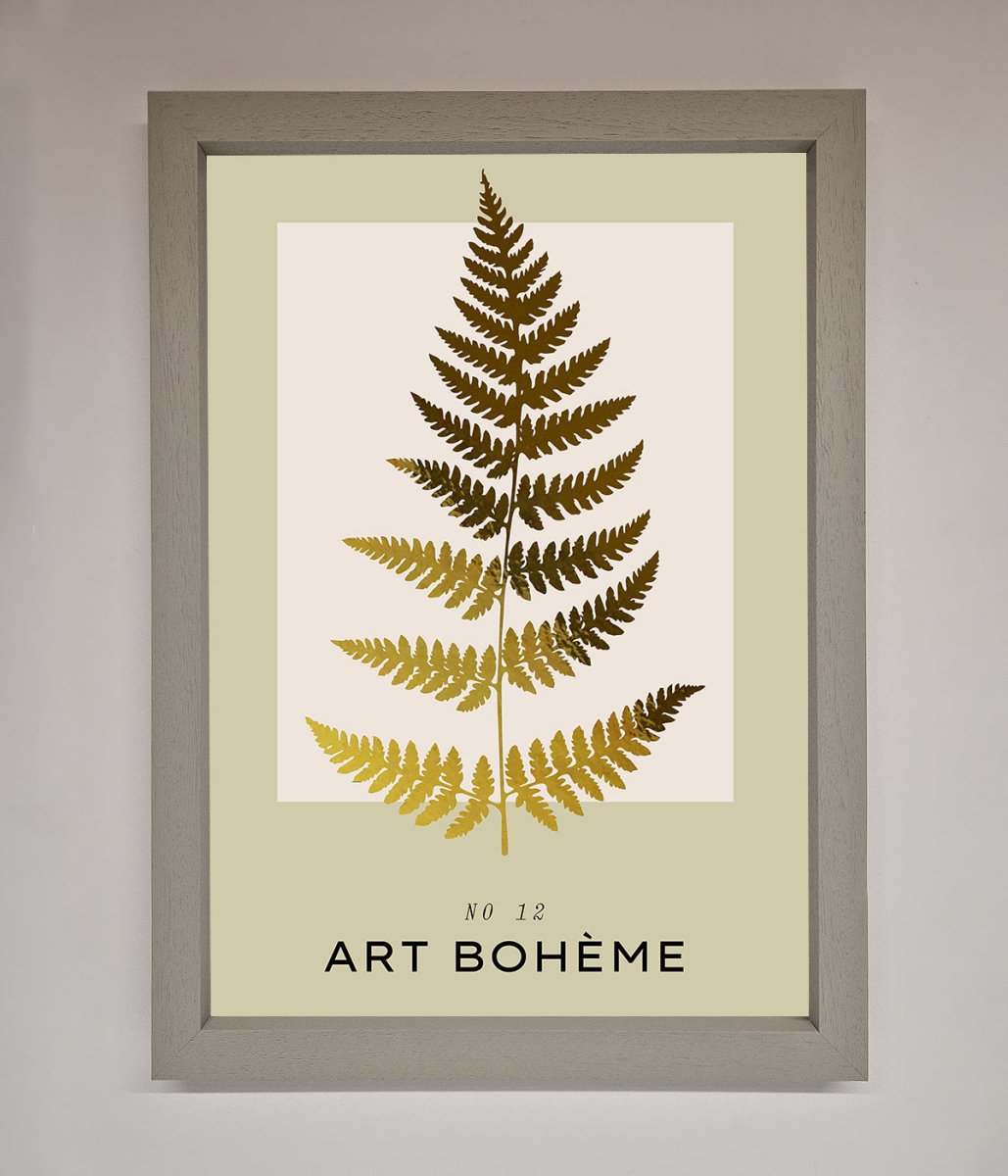 Art Boheme Leaf Foil Print-7