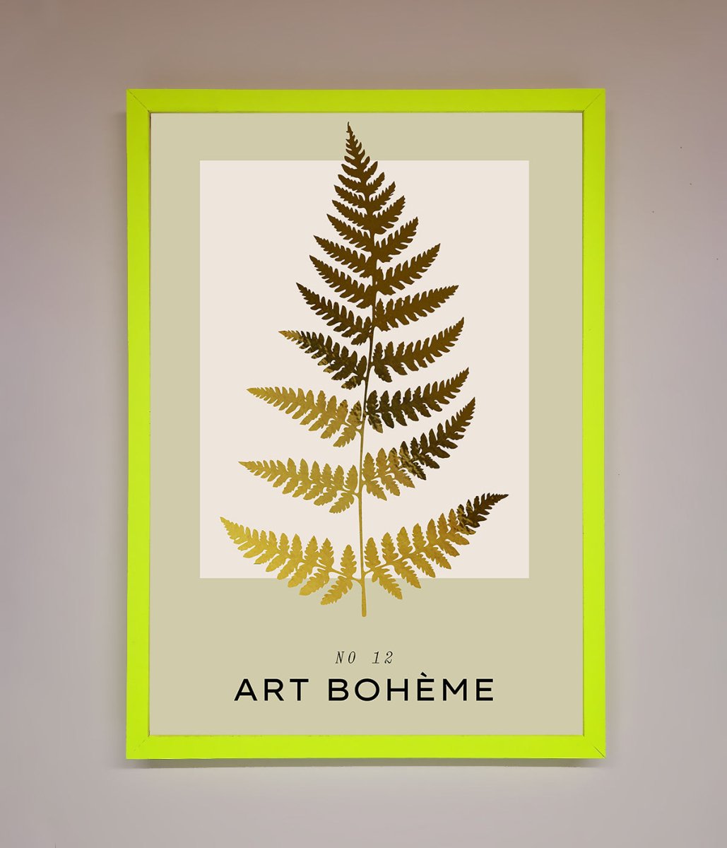 Art Boheme Leaf Foil Print-12