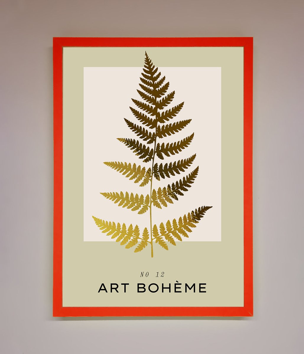 Art Boheme Leaf Foil Print-14