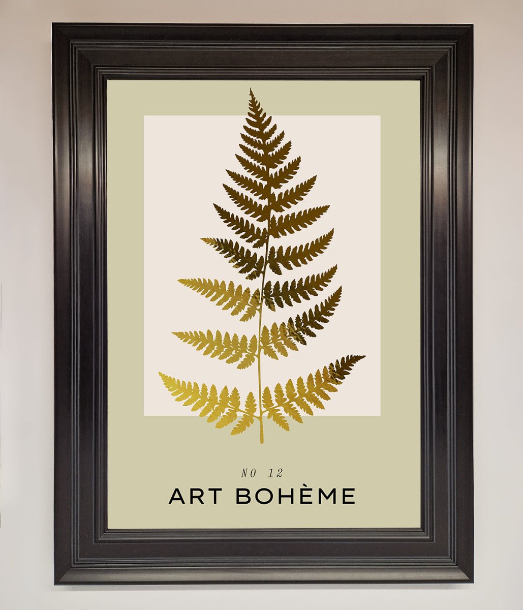 Art Boheme Leaf Foil Print-2