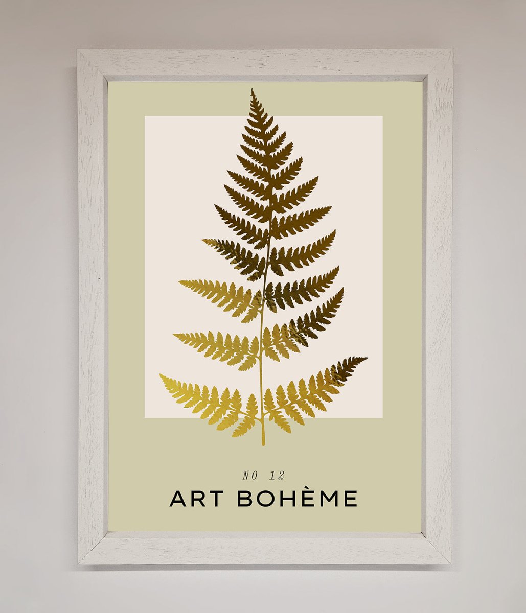 Art Boheme Leaf Foil Print-6