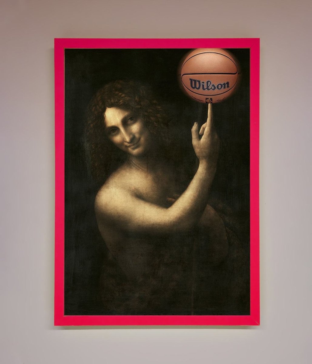 Basketball Renaissance Altered Framed Print-13