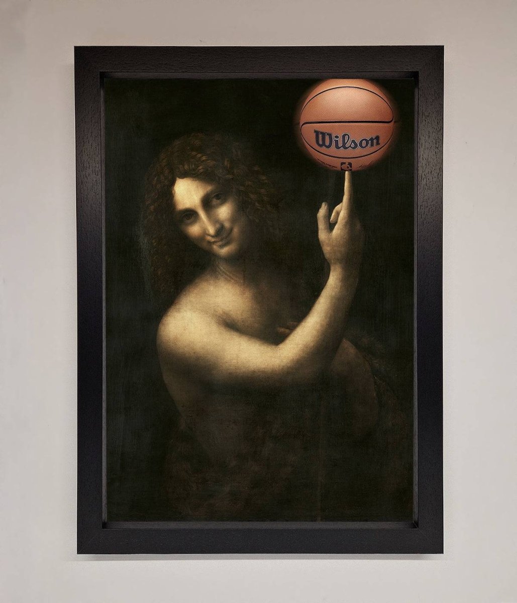 Basketball Renaissance Altered Framed Print-1