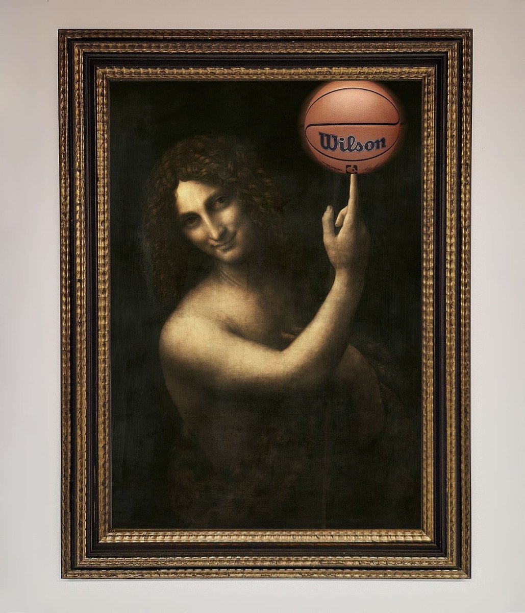 Basketball Renaissance Altered Framed Print-18