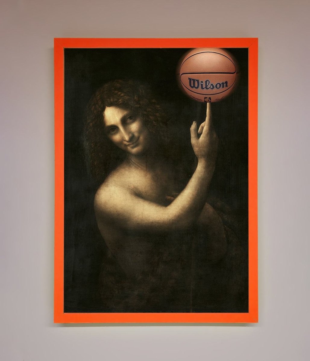 Basketball Renaissance Altered Framed Print-10