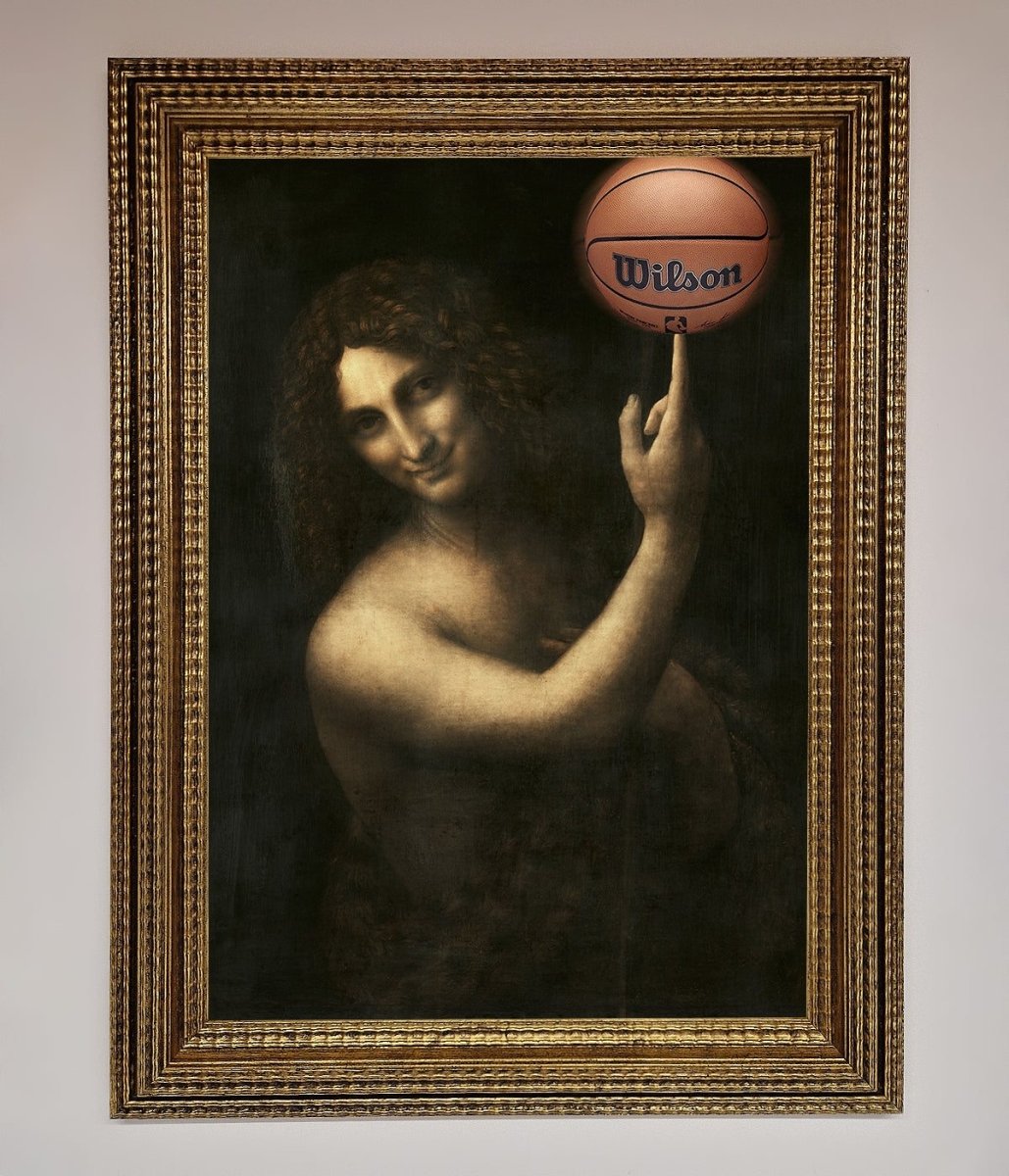 Basketball Renaissance Altered Framed Print-15