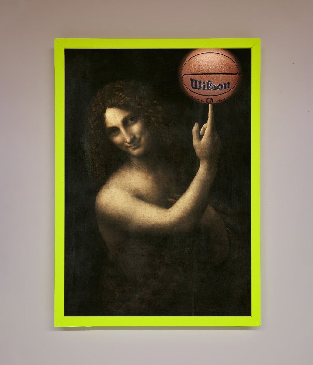 Basketball Renaissance Altered Framed Print-12
