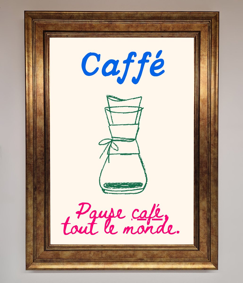 Caffe Art Framed Print-7