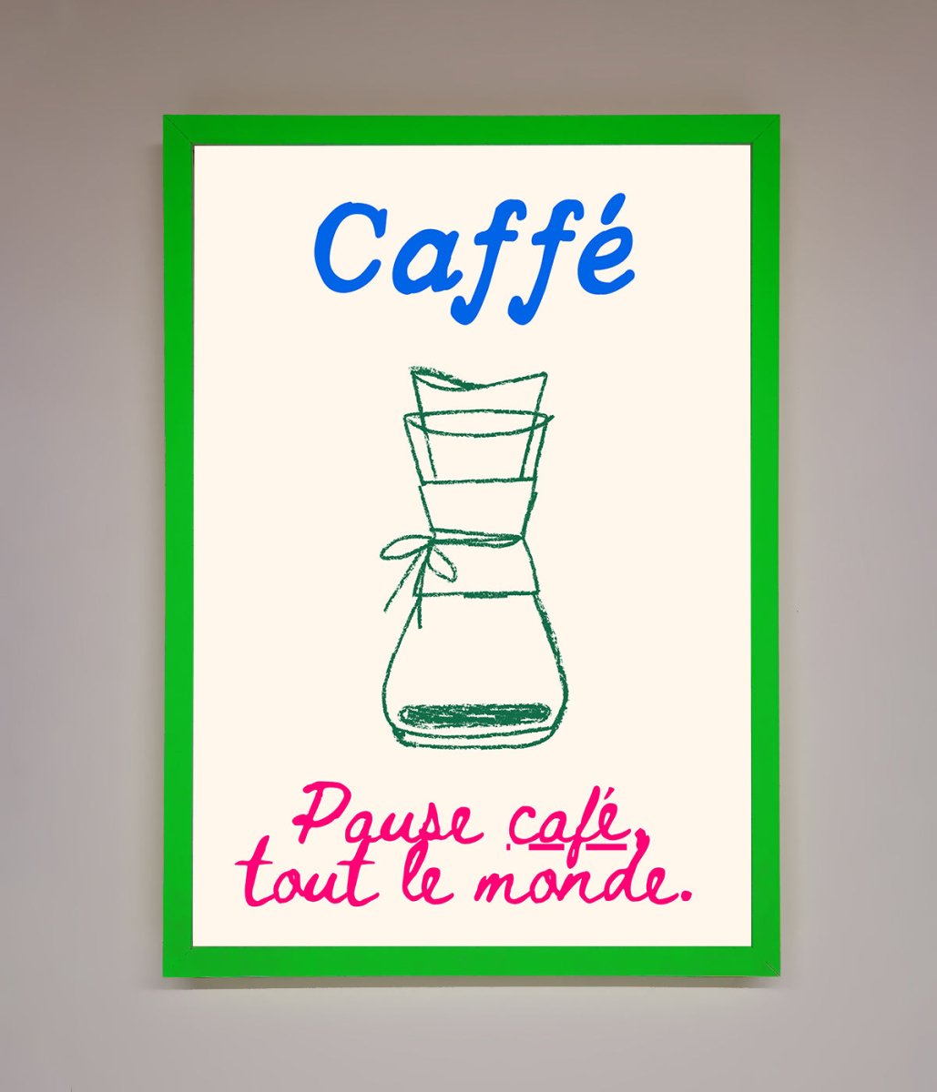 Caffe Art Framed Print-1