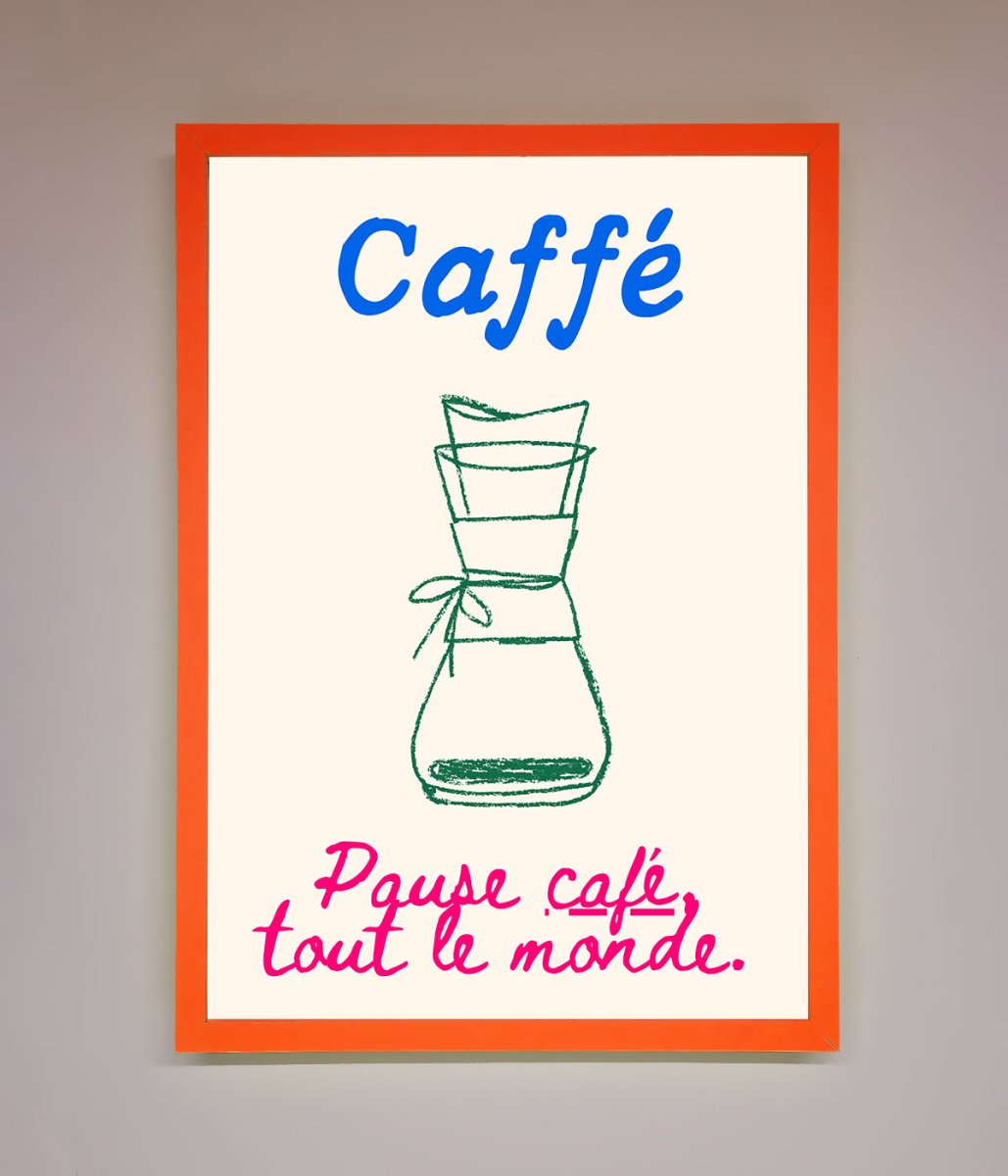 Caffe Art Framed Print-11