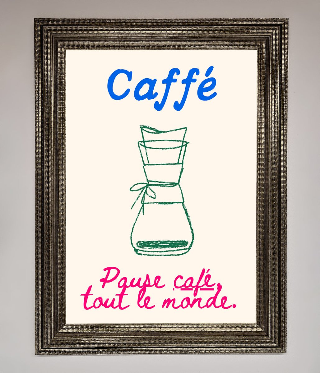 Caffe Art Framed Print-16