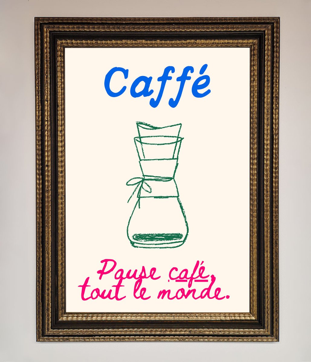 Caffe Art Framed Print-18