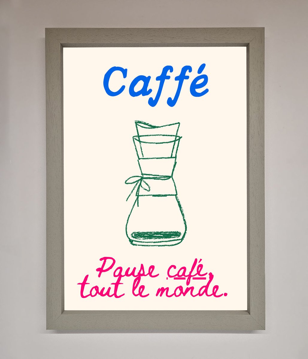 Caffe Art Framed Print-3