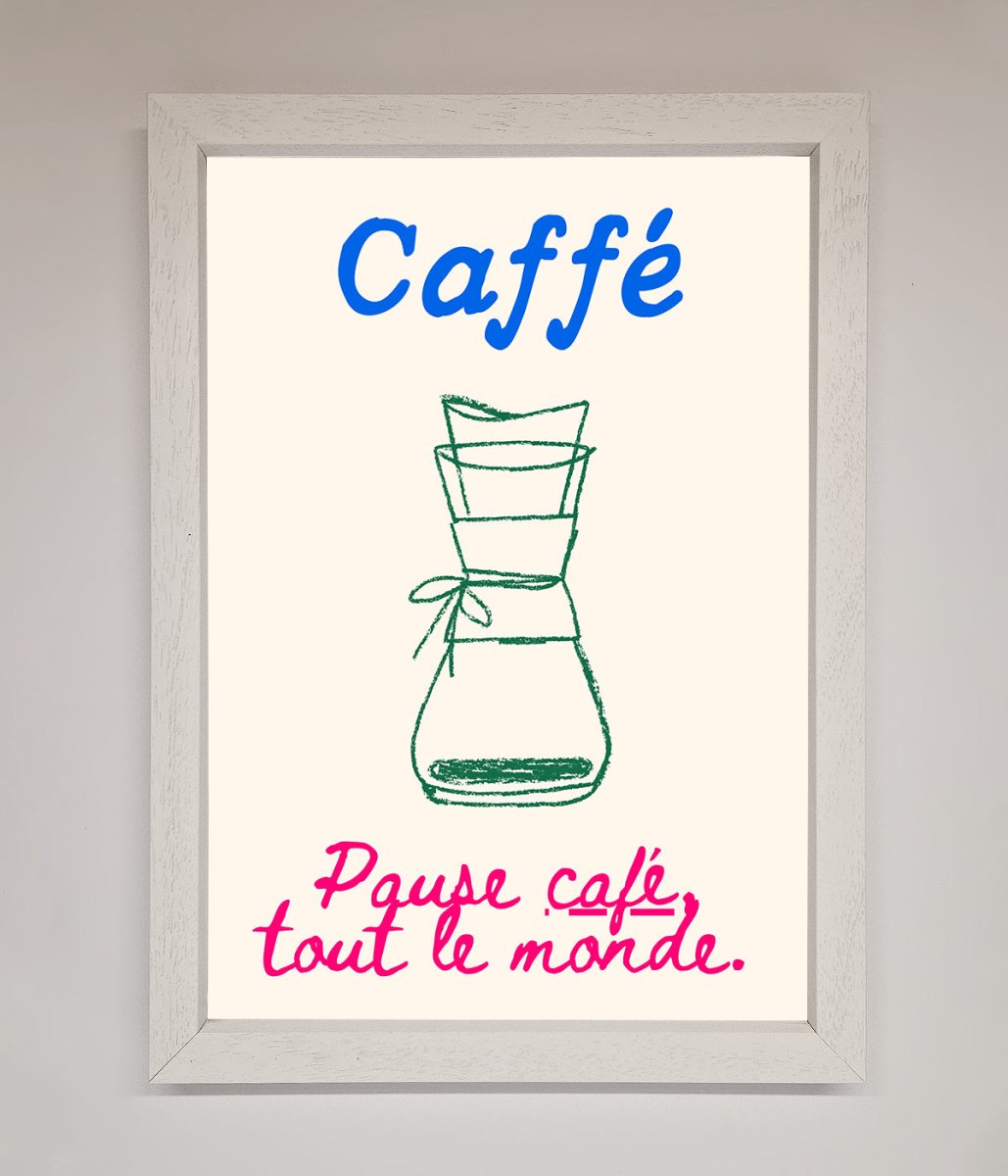 Caffe Art Framed Print-2