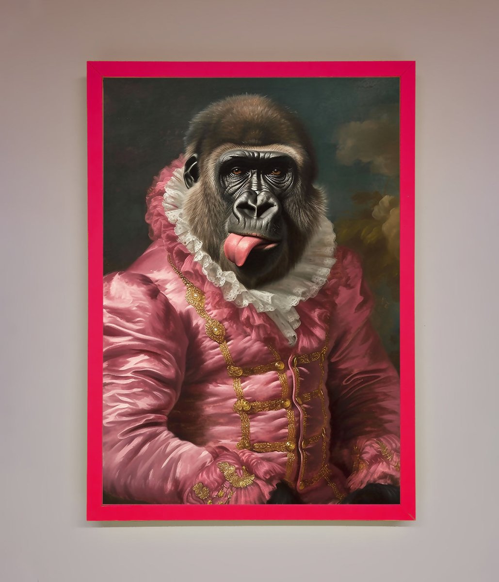 Cheeky Gorilla Framed Poster-5