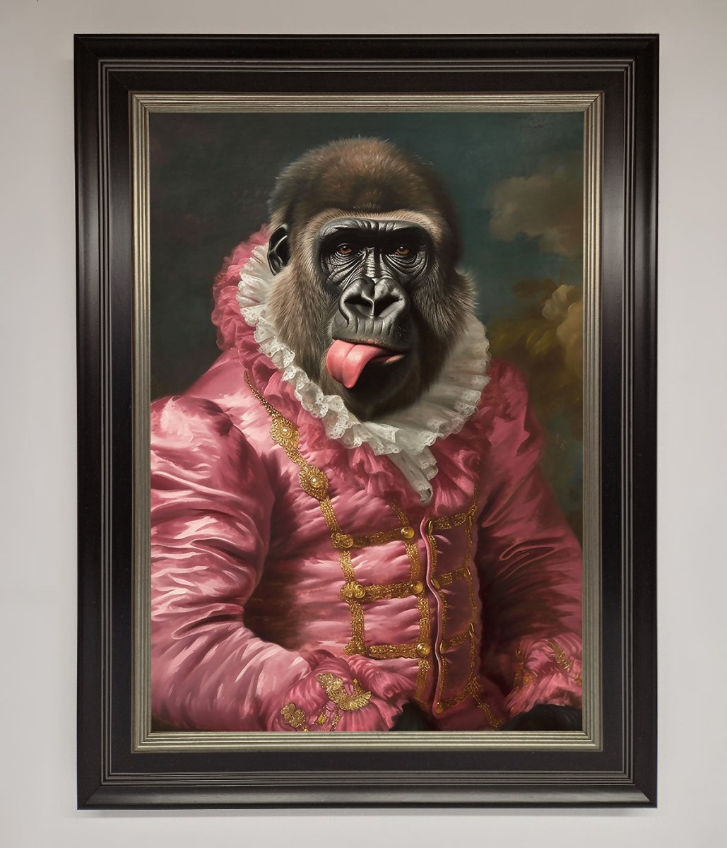Cheeky Gorilla Framed Poster-16